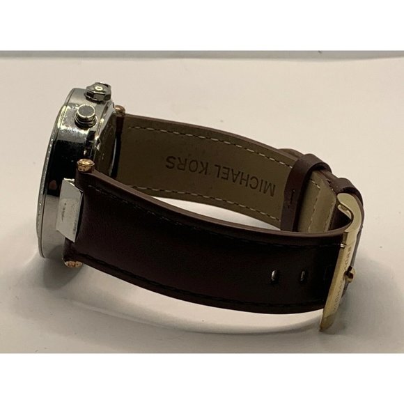 Michael Kors MK5353 Women\'s Brown Leather Analog S